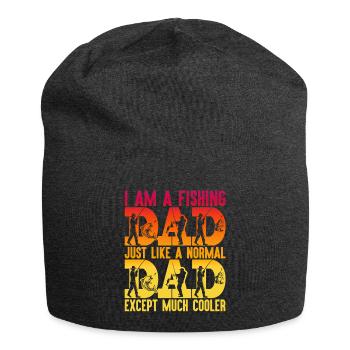 fisch, fisch, angeln, see, meer, angeln, fauna, exotisch - Jersey-Beanie - Anthrazit - Vorne