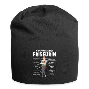 Anatomy of a hairdresser - Jersey Beanie - black - Front