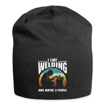 Schweißer Schweißen - Jersey-Beanie - Schwarz - Vorne