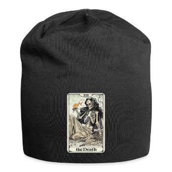 Tarotkarte Hexerei Okkult Anime Goth - Jersey-Beanie - Schwarz - Vorne