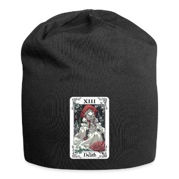 Tarotkarte Hexerei Okkult Anime Goth - Jersey-Beanie - Schwarz - Vorne