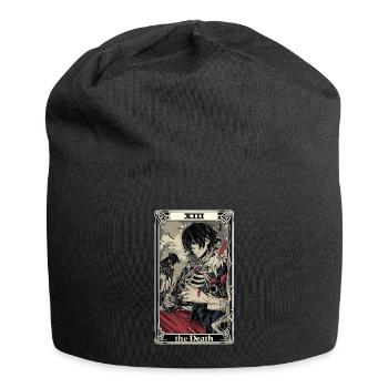 Tarotkarte Hexerei Okkult Anime Goth - Jersey-Beanie - Schwarz - Vorne