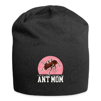 Fourmis maman fourmi ferme Formicarium cadeau - Bonnet en jersey - noir - Devant