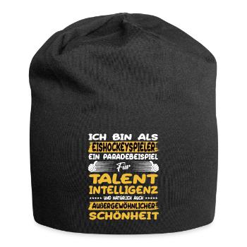 Ice hockey players: a prime example of ice hockey - Jersey Beanie - black - Front