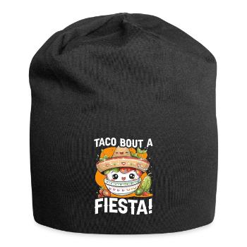 Mexikanische Fiesta Cinco De Mayo - Jersey-Beanie - Schwarz - Vorne