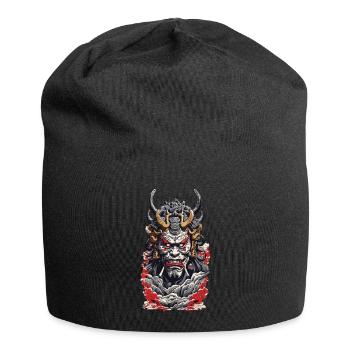 Esthétique Yokai Streetwear Démon Japonais - Bonnet en jersey - noir - Devant