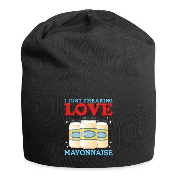 Mayo Mayonnaise Gift - Jersey Beanie - black - Front