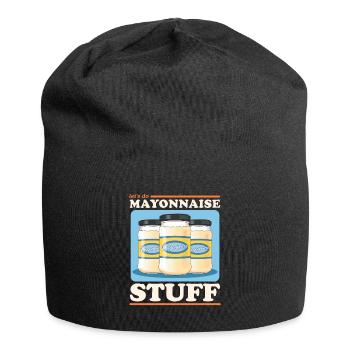 Mayo Mayonnaise Yummy Gift - Jersey Beanie - black - Front