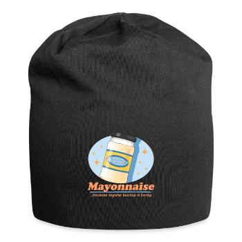 Mayo Delicious Mayonnaise Gift - Jersey Beanie - black - Front