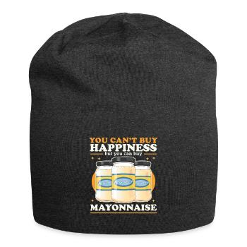 Buy Mayonnaise Mayo Gift - Jersey Beanie - charcoal grey - Front