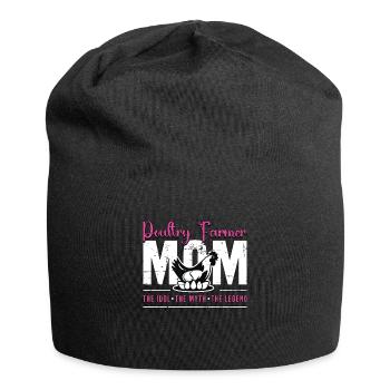 Poultry Farmer Mom The Idol The Chicken Farmer - Jersey Beanie - black - Front