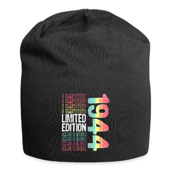 Edition limitée depuis 1944 Anniversaire Millésime 1944 - Bonnet en jersey - noir - Devant