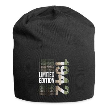 Limited Edition seit 1942 Geburtstag Vintage 1942 - Jersey-Beanie - Schwarz - Vorne