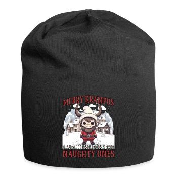 Krampus T | Krampus costume | Bad Santa Claus - Jersey Beanie - black - Front