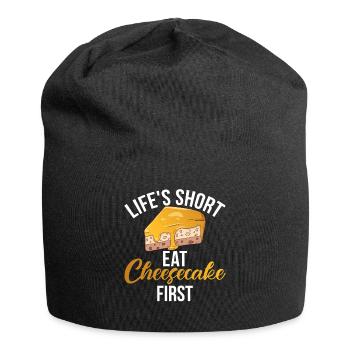 Cheesecake Gift - Jersey Beanie - black - Front