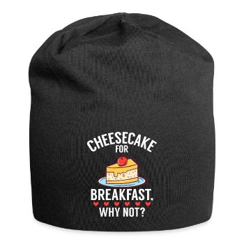 Cheesecake Gift - Jersey Beanie - black - Front