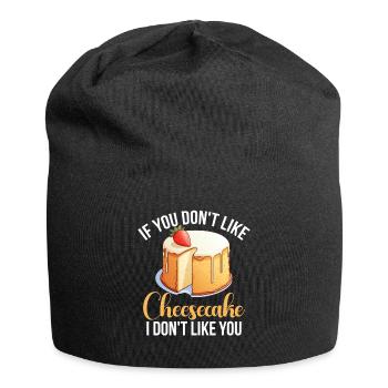 Cheesecake Gift - Jersey Beanie - black - Front