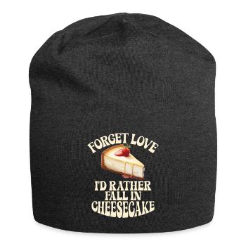 Cadeau de gâteau au fromage - Bonnet en jersey - charbon - Devant