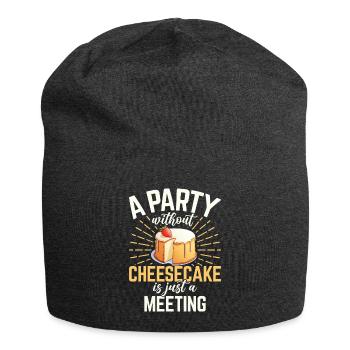 Cadeau de gâteau au fromage - Bonnet en jersey - charbon - Devant