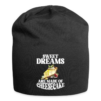 Cheesecake Gift - Jersey Beanie - black - Front