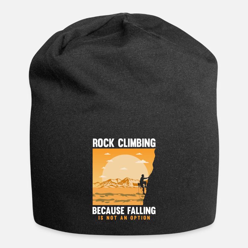 Klatring Mountain Boulder Climble Climber - Jersey-Beanie - sort