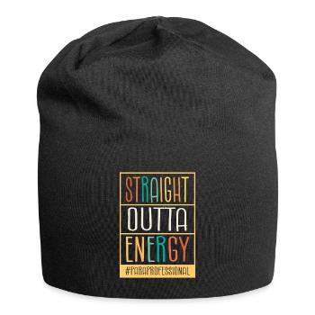 Straight Outta Energy Paraprofessional Parapro - Jersey Beanie - black - Front