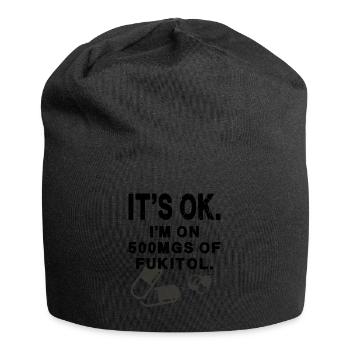 C’est bien. Je prends 500 mg de Fukitol. - Bonnet en jersey - noir - Devant