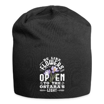 Ostern Eostre Heidnischer Frühling - Jersey-Beanie - Schwarz - Vorne