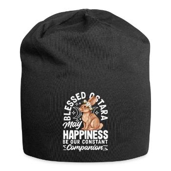 Pâques Eostre Printemps païen - Bonnet en jersey - noir - Devant