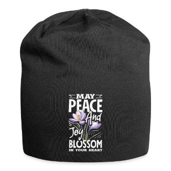 Ostern Eostre Heidnischer Frühling - Jersey-Beanie - Schwarz - Vorne