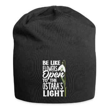 Easter Eostre Pagan Spring - Jersey Beanie - black - Front