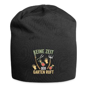 Keine Zeit der Garten ruft Gärtner - Jersey-Beanie - Schwarz - Vorne