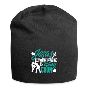 Wing Chun Jesus Coffee Wing Chun - Jersey Beanie - black - Front