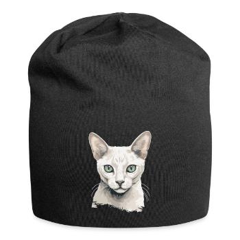 Burmilla Chaton Burmilla Chat - Bonnet en jersey - noir - Devant