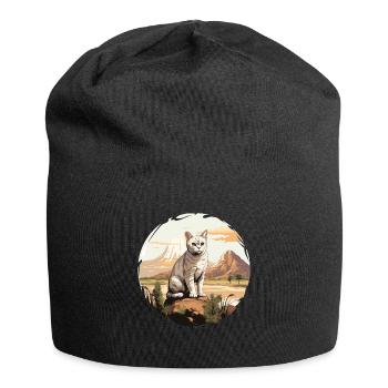 Burmilla Chaton Burmilla Chat - Bonnet en jersey - noir - Devant