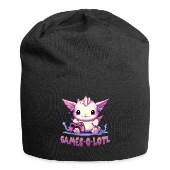 Gamer Axolotl Anime Axolotl T pour les fans de jeu - Bonnet en jersey - noir - Devant
