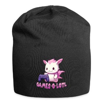 Axolotl T Kawaii Axolotl Gaming amphibians Axolotl - Jersey Beanie - black - Front