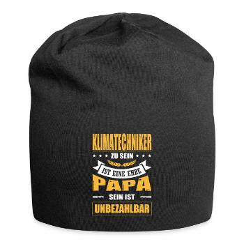 Klimatechniker Zu Sein Eine Ehre Papa Geschenk - Jersey-Beanie - Schwarz - Vorne