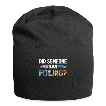 Lustiger Buntglas-künstler - Jersey-Beanie - Schwarz - Vorne