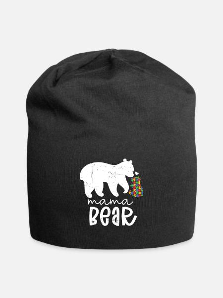 Autismus Mama - Jersey-Beanie - Schwarz