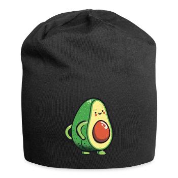 Avocado - Jersey-Beanie - Schwarz - Vorne