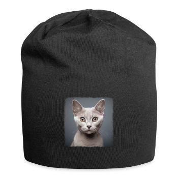 Burmilla Chaton Burmilla Chat - Bonnet en jersey - noir - Devant