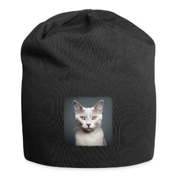 Burmilla Chaton Burmilla Chat - Bonnet en jersey - noir - Devant