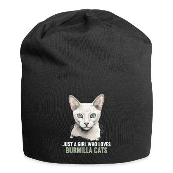 Burmilla Chaton Burmilla Chat - Bonnet en jersey - noir - Devant