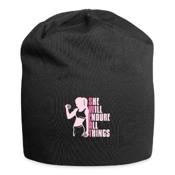 Weightlifting Weightlifter Sweat - Jersey Beanie - black - Front