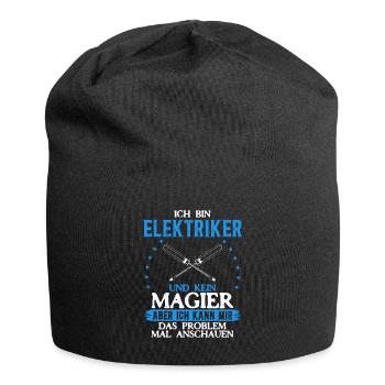 Électricien Plus qu’une simple étincelle magique - Bonnet en jersey - noir - Devant