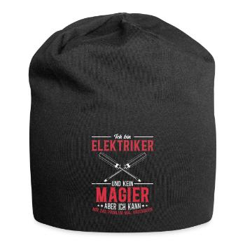 Électricien Plus qu’une simple étincelle magique - Bonnet en jersey - noir - Devant