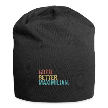 Good better Maximilian - Jersey Beanie - black - Front
