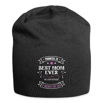 Mama 2024 Erster Muttertag Ich Werde Mutter Mom - Jersey-Beanie - Schwarz - Vorne