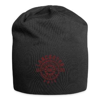 Lancaster OH | Ohio Souvenir & Geschenk - Jersey-Beanie - Schwarz - Vorne